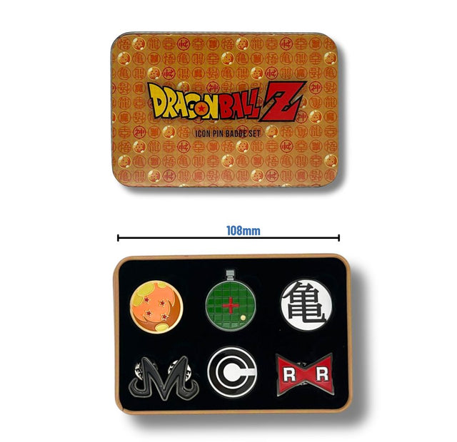Dragon Ball Z Icons Badge Collector's Tin Box (x24)