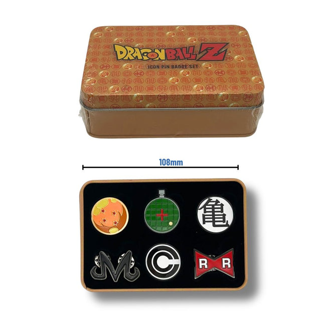 Dragon Ball Z Icons Badge Collector's Tin Box (x24)