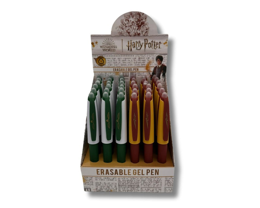 Harry Potter Eraser Gel Pens  - 36 in Counter Display Unit