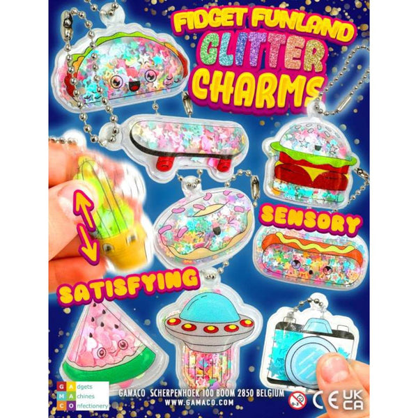 Fidget Funland Glitter Charms 
