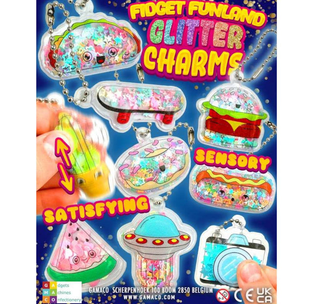 Fidget Funland Glitter Charms 