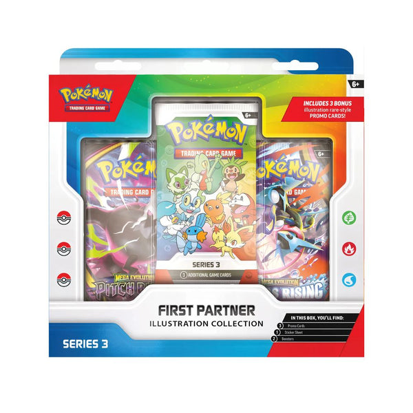Official Pokemon TCG - First Partners Illustration Collection - Series 3 (x6)