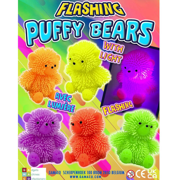 Flashing Puffer Bears (x400) 68mm Vending Prize Capsules