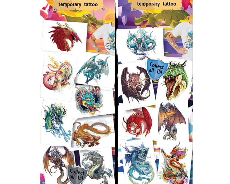 Flying Dragons (x300) - Flat Pack Vending Tattoos
