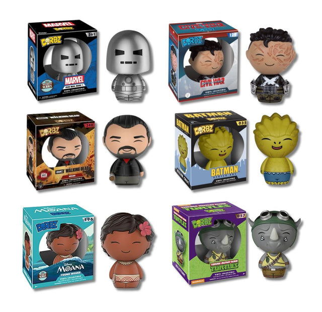 Funko  Dorbz- Mix 1 Vinyl Figures (x6)