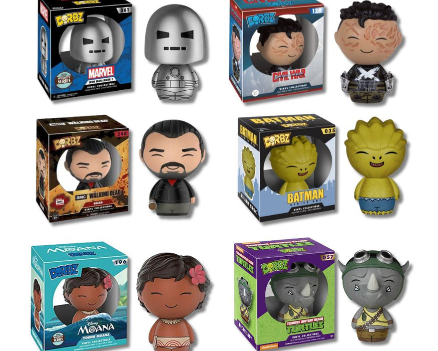 Funko  Dorbz- Mix 1 Vinyl Figures (x6)
