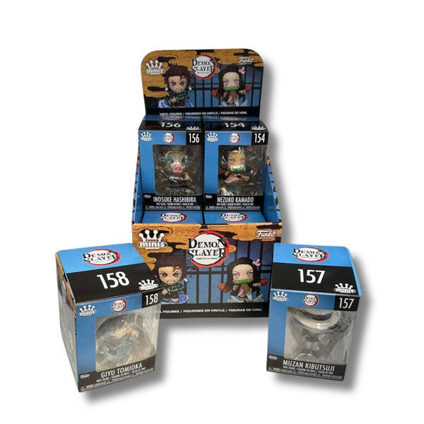 Funko Mini Demon Slayer - Mini Vinyl Figures - Assorted  (x8)
