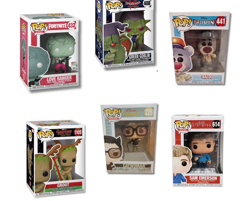 Funko Pop Mix D (x6) Great Redemption Prizes
