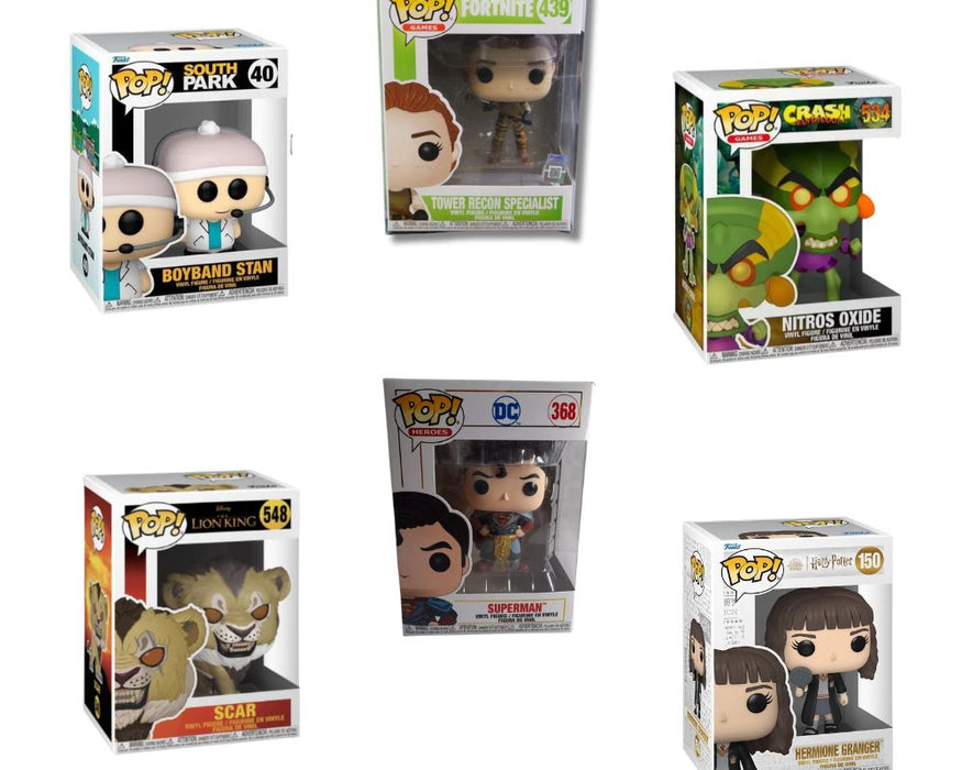 Funko Pop Mix E (x6) Great Redemption Prizes