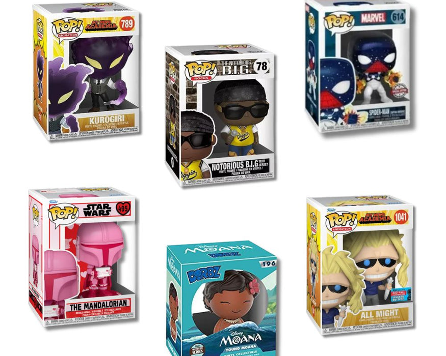 Funko POP! Mix B (x6) Great Redemption Prizes