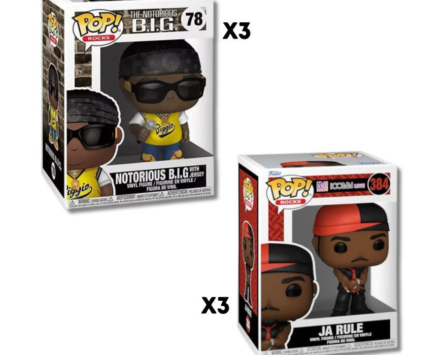 Funko Rap Mix of Ja Rule (384) and The Notorious B.I.G. (78).