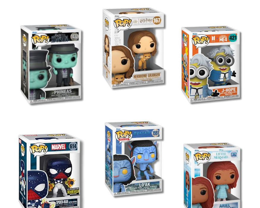 Funko Pop! Mix E (x6) Great Redemption Prizes