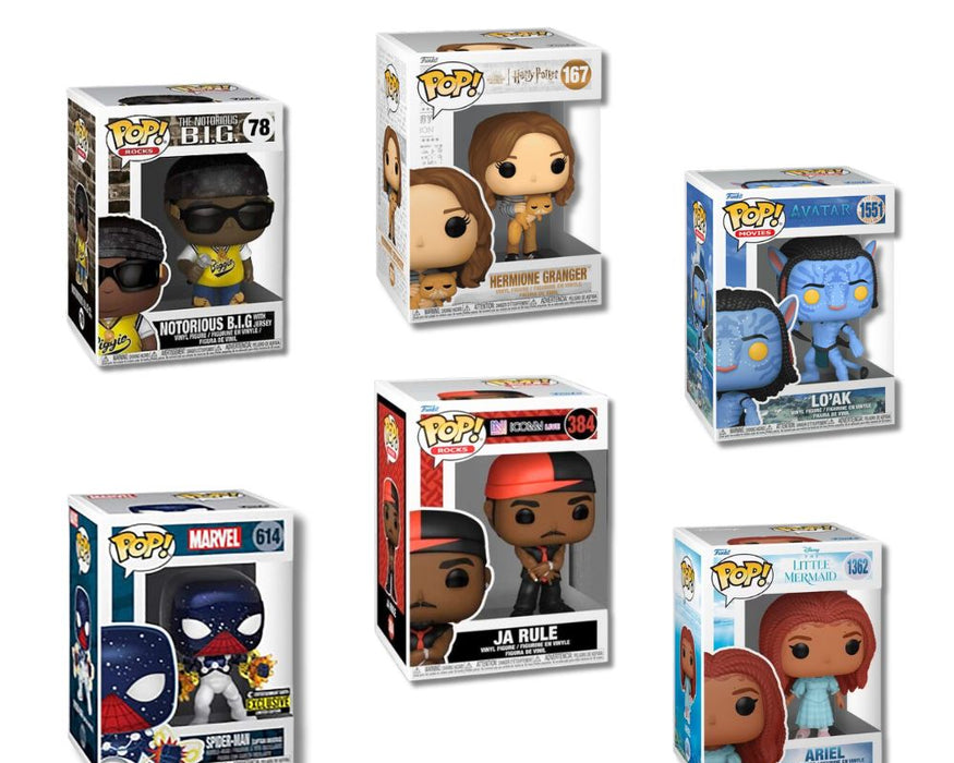 Funko Pop! Mix F (x6) Great Redemption Prizes