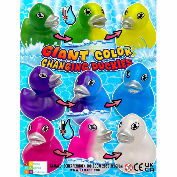 Giant Colour Changing Ducks (x200) 90mm Vending Capsules