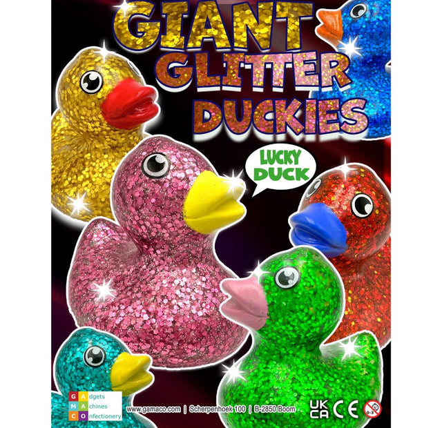Giant Glitter Ducks