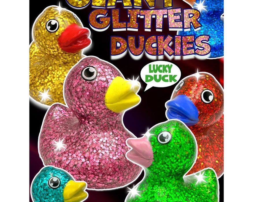 Giant Glitter Ducks