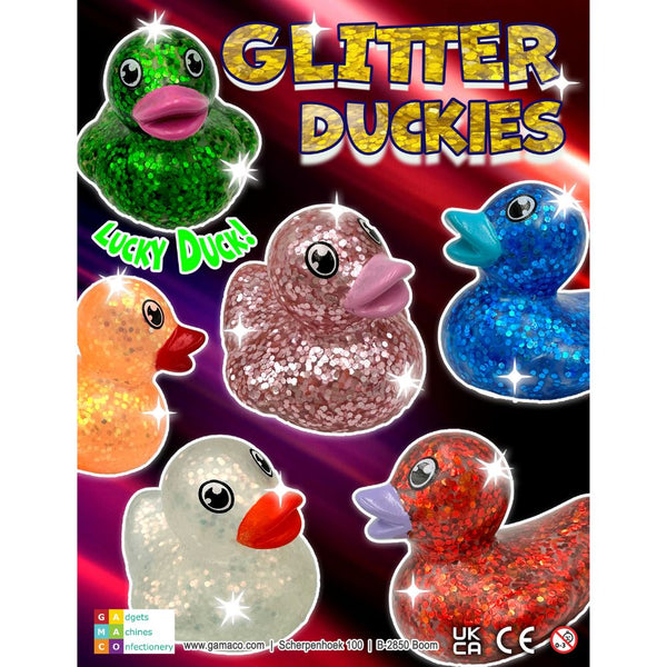 Glitter Ducks (x500) 50mm Vending Prize Capsules