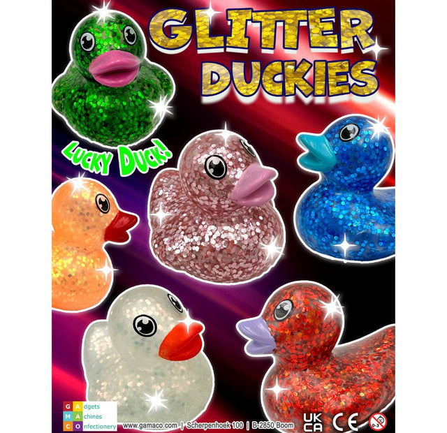 Glitter Ducks (x500) 50mm Vending Prize Capsules