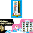 Jennings Governor Golden Buddah Recreation one armed bandit Artwork Kit  - Retro Spares