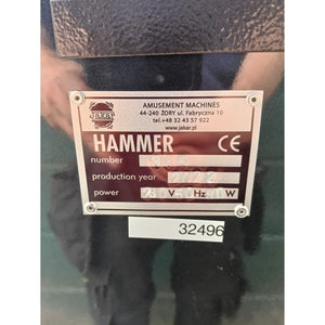 Used Hammer Bottle Arcade Skill Game from Jakar Games
