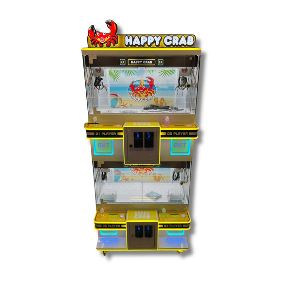 Happy Crab Compact 4 Player Compact Crane Grabber