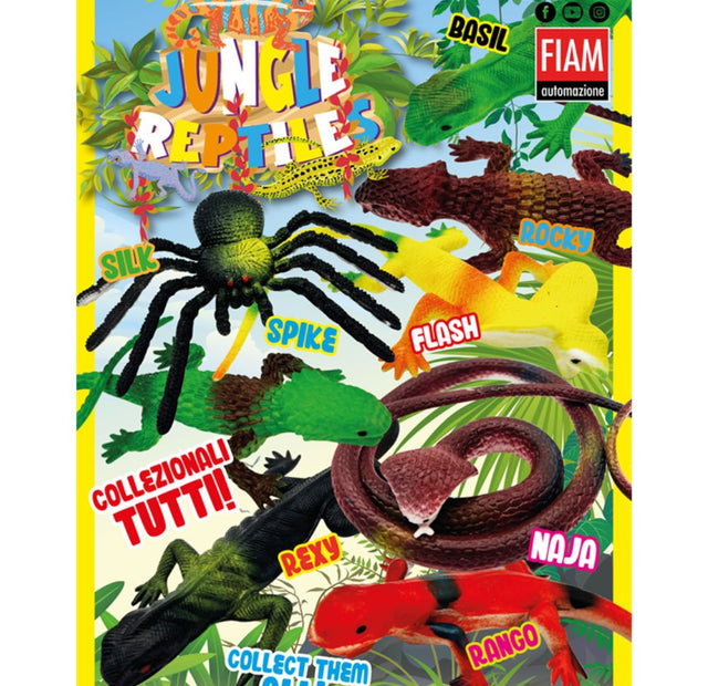 Jungle Reptiles (x100) 100mm Prize Capsules