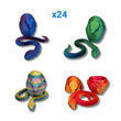 Large Egg with Amazing  3D Printed Snake in Assorted Colours (x24)