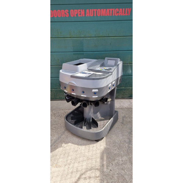 Used Mach 9E Coin Sorter and Counter with Conveyer