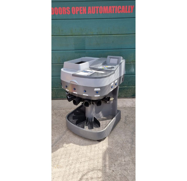 Used Mach 9E Coin Sorter and Counter with Conveyer