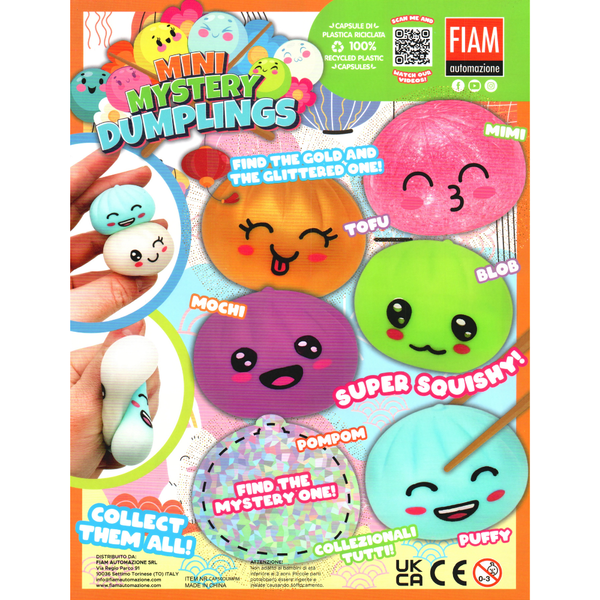 Mini Mystery Dumplings (x600) 50mm Vending Capsules