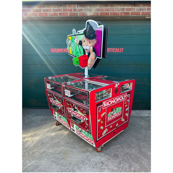 Used Monopoly 4 Player Pusher