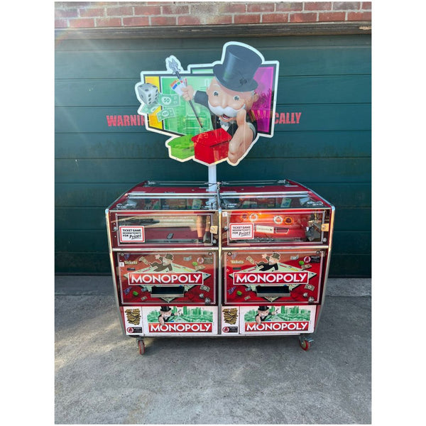 Used Monopoly 4 Player Pusher