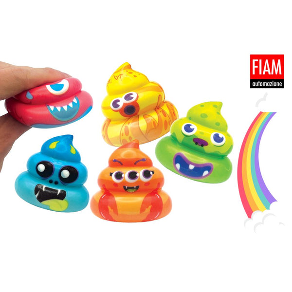 Squish 'n Slow Monster Poo (x100) 100mm Prize Capsules