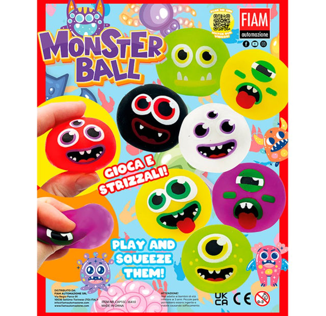 Monster Ball Play & Squeeze (400) 55mm Prize Capsule