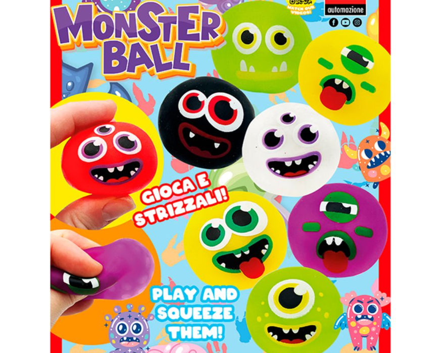 Monster Ball Play & Squeeze (400) 55mm Prize Capsule