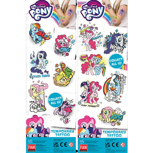 My Little Pony Tattoos (x300) - Flat Pack Vending Tattoos