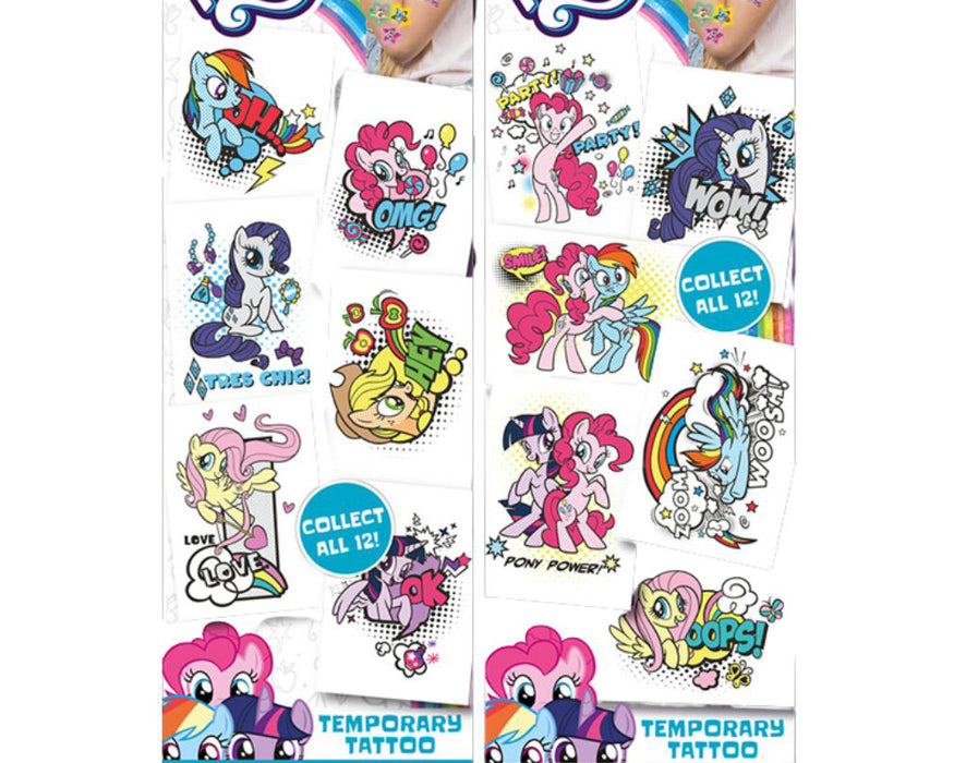 My Little Pony Tattoos (x300) - Flat Pack Vending Tattoos