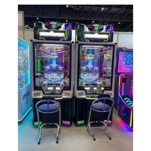 UNIS Neon Tower Twin - A Modern Twist on the Coin Pusher