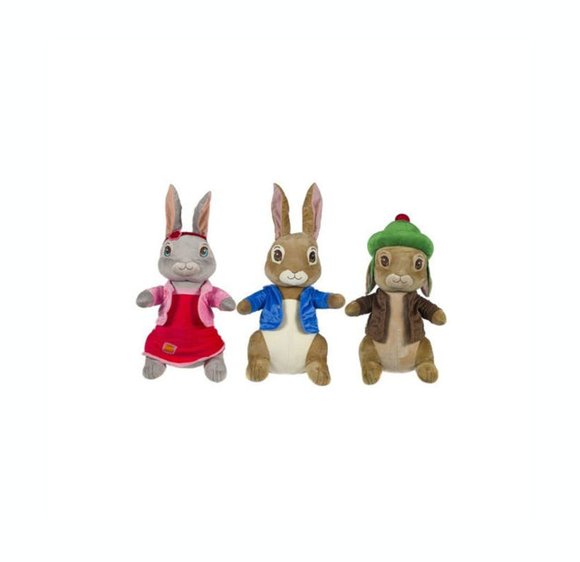 Peter Rabbit TV  - 10" / Size 3 - 3 Assorted Mixed Licensed Prize Plush Toy (x48)