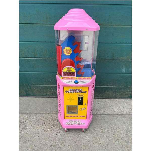 Used Chupa Chups Stairway prize every time vending machine in pink