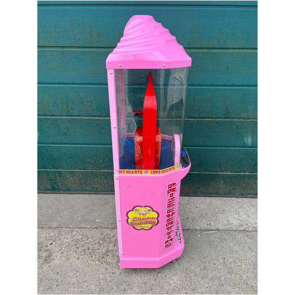 Used Chupa Chups Stairway prize every time vending machine in pink