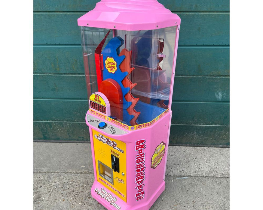 Used Chupa Chups Stairway prize every time vending machine in pink