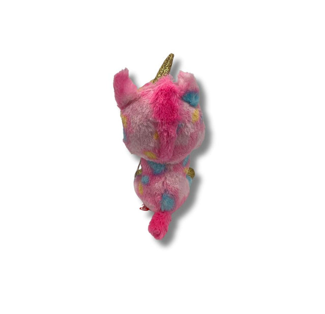 TY Beanie Pink Spotty Unicorn Plush Toy