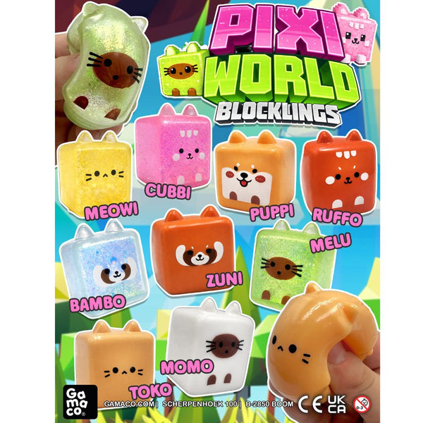 Pixi World Blocklings 50mm (x500) Vending Capsules