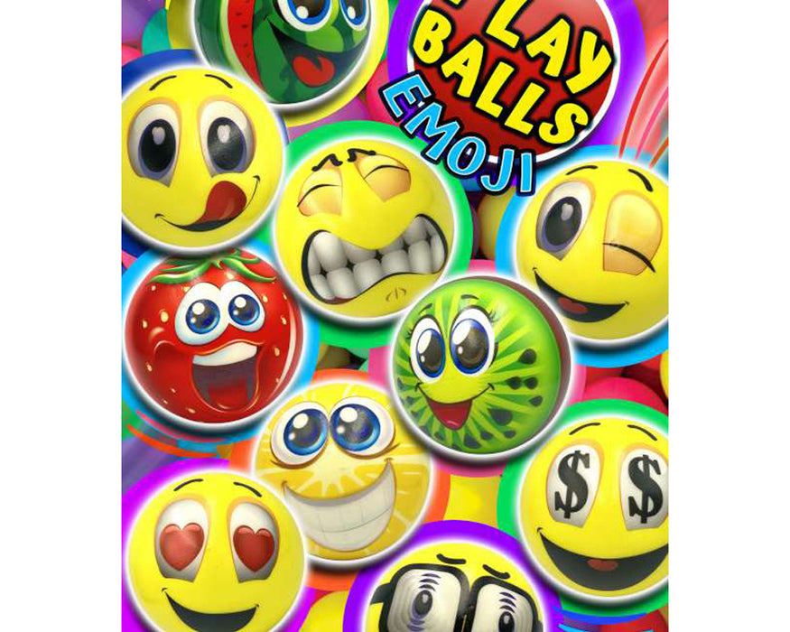 Play Balls Emoji (x145) 100mm Vending Soft Ball