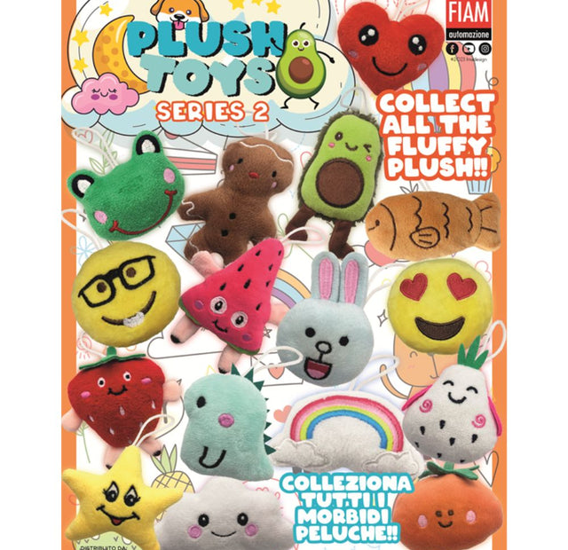 Plush Toy (x120) 90mm / 4" Vending Prize Capsules