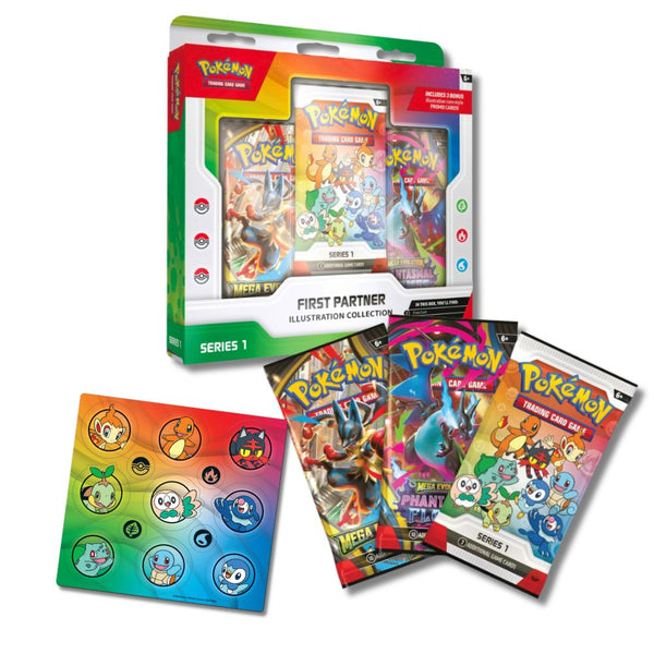 Official Pokemon TCG - First Partners Illustration Collection (x6)