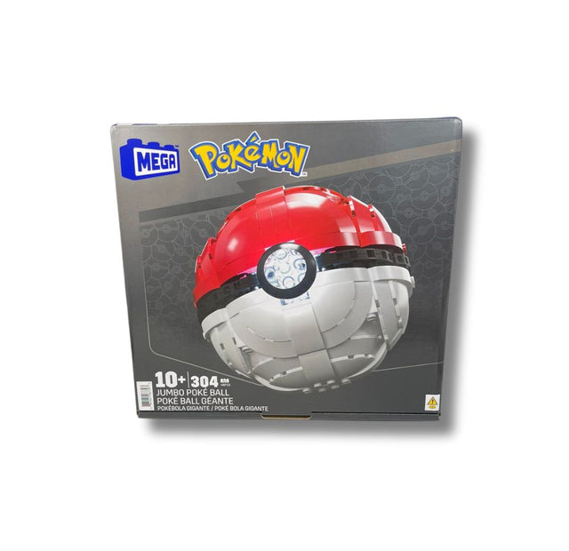 Pokemon Jumbo Poké Ball Light Up Toy Building Set 5-inch Build and Display