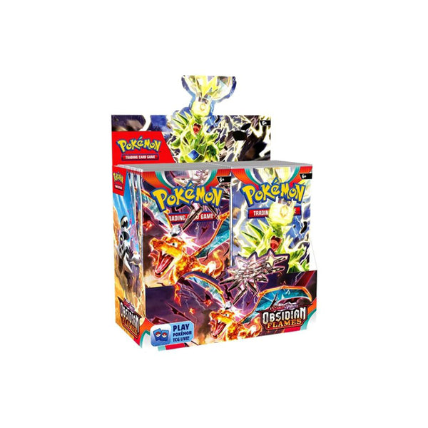 Official Pokemon Scarlet & Violet Obsidian Flames - 36 Packs - Redemption & Pusher Prizes