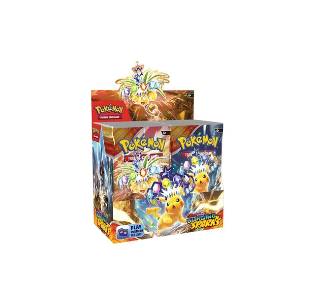 Official Pokemon Scarlet & Violet Surging Sparks - 36 Packs - Redemption & Pusher Prizes